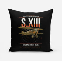 Thumbnail for SPAD S.XIII C.1 design on black pillow