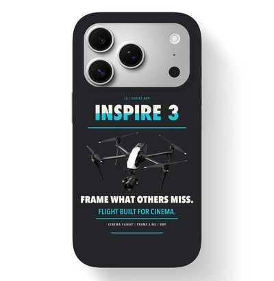 DJI Inspire 3 Case design on black iphone case
