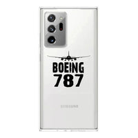 Thumbnail for Boeing 787 & Plane Transparent Silicone Samsung S & Note aviation print transparent Samsung Galaxy S/Note case, fits Samsung.