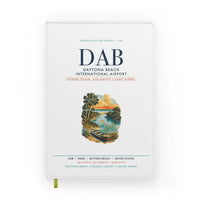 Thumbnail for Daytona Beach International Airport (DAB) design on white notebook