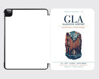 Thumbnail for Glasgow Airport (GLA) design on white ipad tablet case