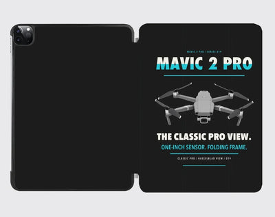 DJI Mavic 2 Pro design on black ipad tablet case