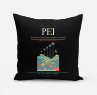 Thumbnail for Matecaña International Airport (PEI) design on black pillow