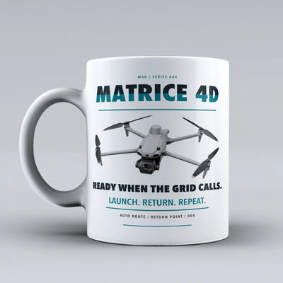 Matrice 4D Mug design on white dji