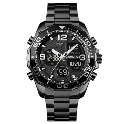 Spiral Single Stainless Steel Youth Fashion Watch aviation stainless steel accessory in stainless steel.