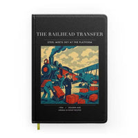 Thumbnail for VINTAGE G4485 - The Railhead Transfer - Designed Notebooks design on black
