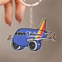 Thumbnail for Southwest Airlines B737 MAX Design Acrylic Keychain