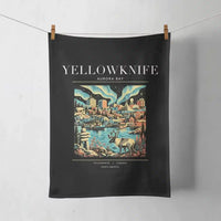 Thumbnail for YELLOWKNIFE - Poster - Towel - Black