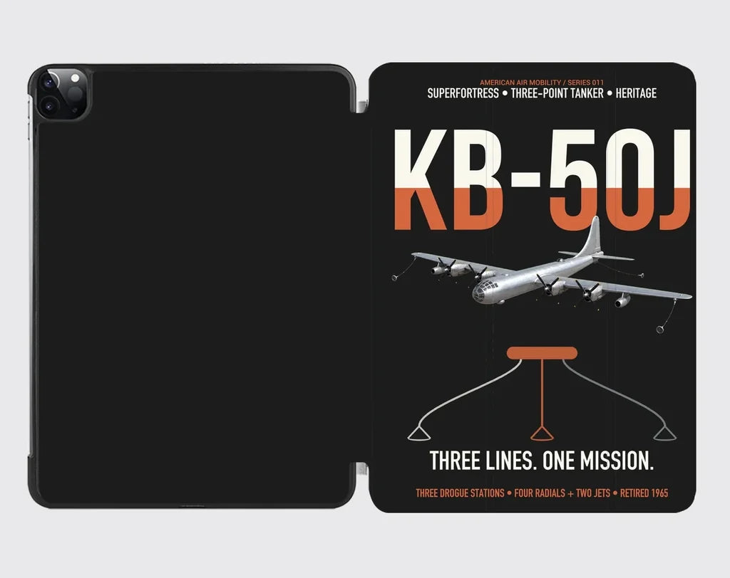 KB-50J Superfortress design on black ipad tablet case