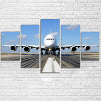 Thumbnail for Mighty Airbus A380 canvas - Multiple (5 Panels)
