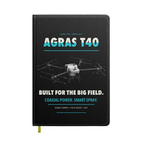 Thumbnail for DJI Agras T40 design on black notebook