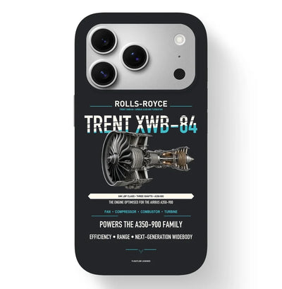 TRENT XWB-84 Case design on black iphone case