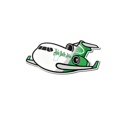 Asia Pacific Airlines Boeing 727 aviation design airplane sticker in weather-resistant vinyl.