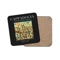 Thumbnail for CAPPADOCIA - Poster - Coaster - Black