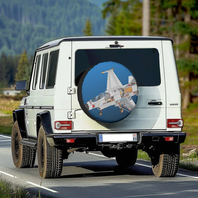 Graphical Fighter Jet 16 Tire Cover