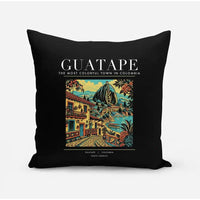 Thumbnail for GUATAPE - Poster - Pillow - Black