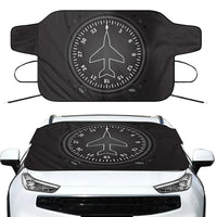 Thumbnail for Airplane Instruments-Heading Car aviation design on car windshield cover.