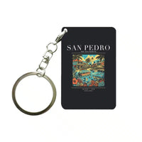 Thumbnail for SAN PEDRO - Poster - Key Chain - Black