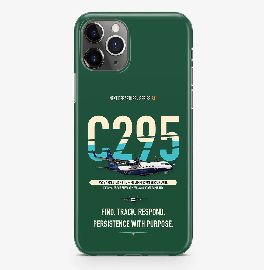 Airbus C295 Armed ISR Case ProMax design on dark green iphone case promax