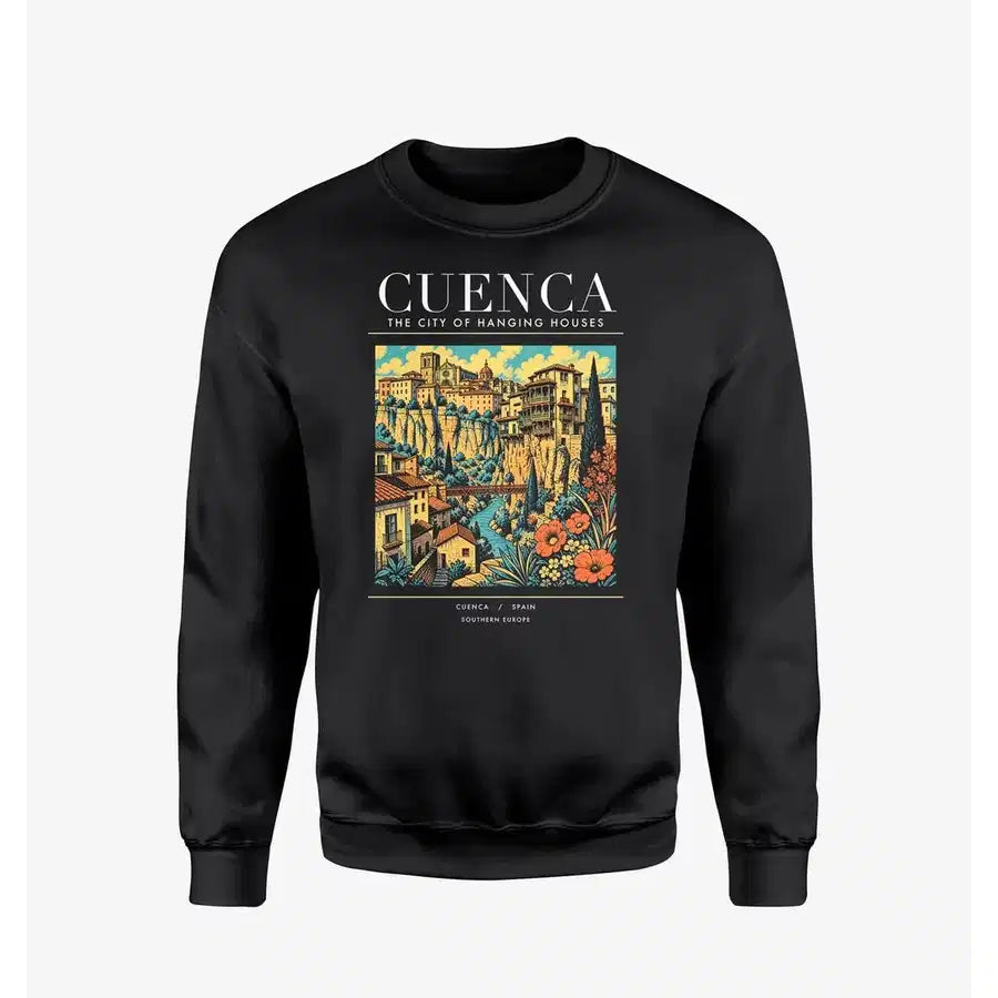 CUENCA - Poster - Sweatshirt - Black