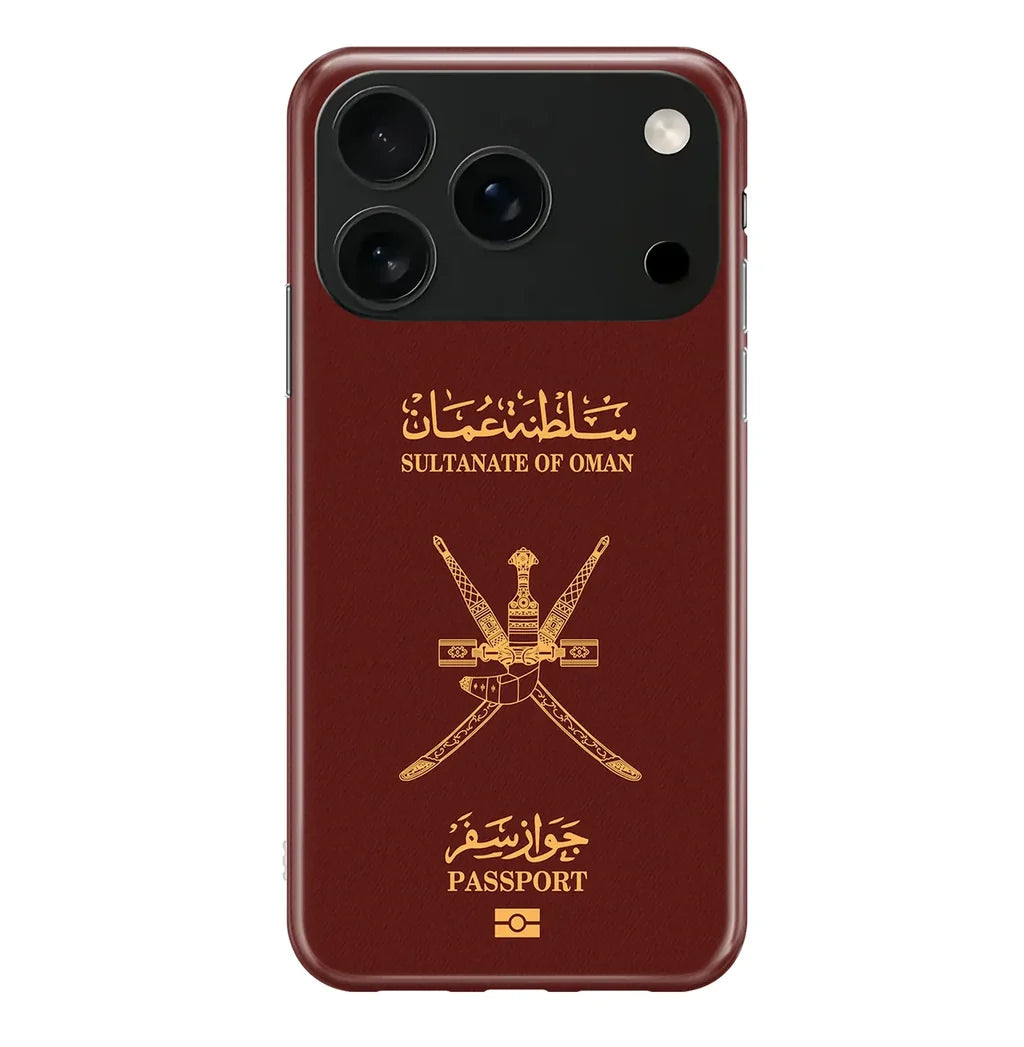 Oman Passport iPhone Case