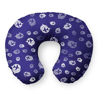 Thumbnail for Airplane Notification Theme Travel & Boppy aviation design on memory foam with soft cover travel pillow.
