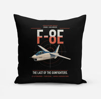 Thumbnail for F-8E Crusader design on black pillow