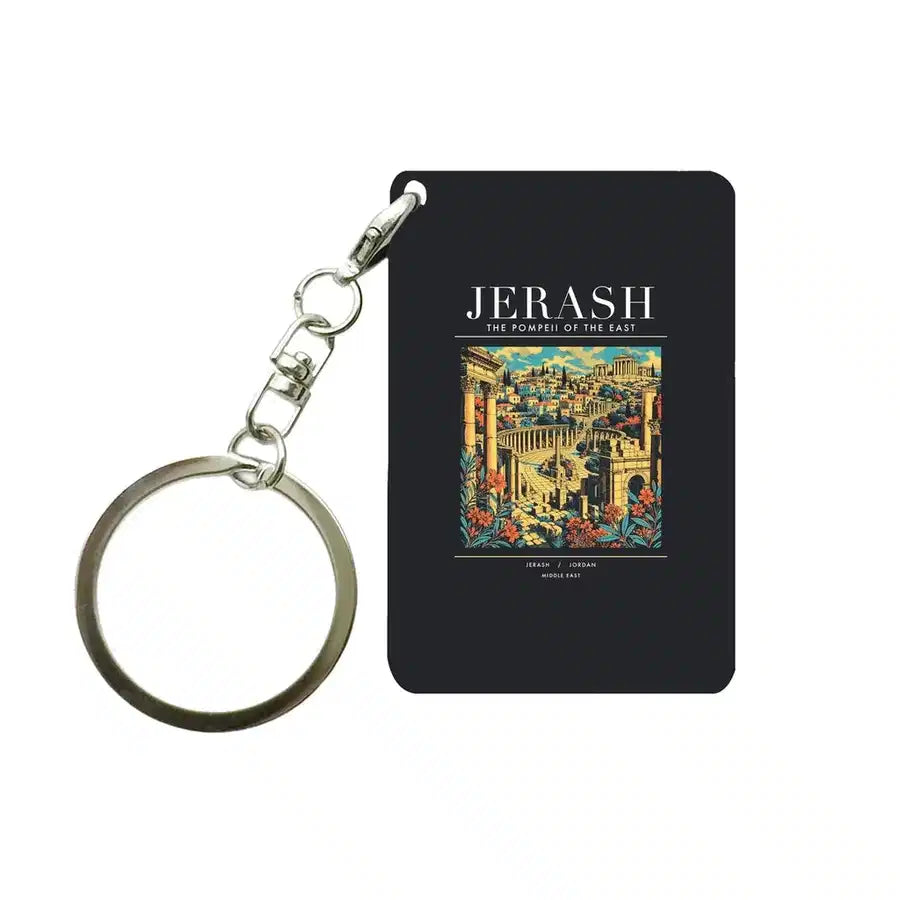 JERASH - Poster - Key Chain - Black