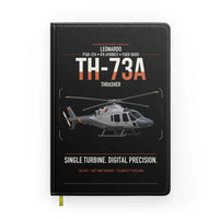 Thumbnail for Leonardo TH-73A Thrasher design on black notebook