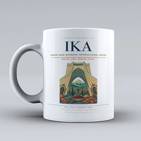 Thumbnail for Imam Khomeini International Airport IKA Mug design on white tehran