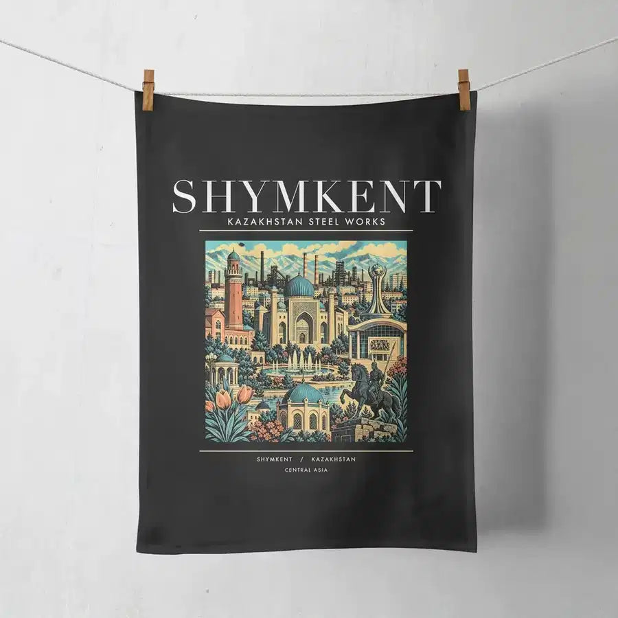 SHYMKENT - Poster - Towel - Black