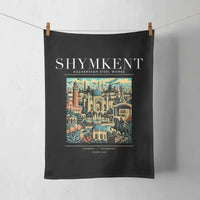 Thumbnail for SHYMKENT - Poster - Towel - Black