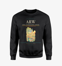 Thumbnail for Arad International Airport (ARW) design on black sweatshirt