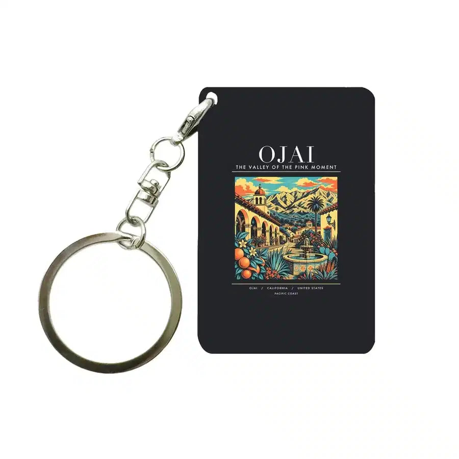 OJAI - Poster - Key Chain - Black