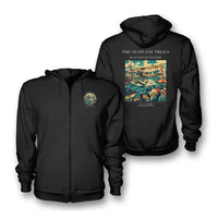 Thumbnail for VINTAGE G4005 - The Seaplane Trials - Premium Zipped Hoodie design on black