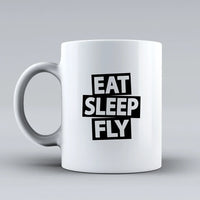 Thumbnail for Customisable Eat Sleep Fly Mug - view 2