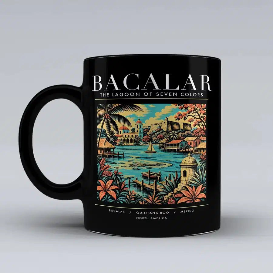 BACALAR - Poster - Mug - Black