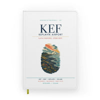 Thumbnail for Keflavík Airport (KEF) design on white notebook