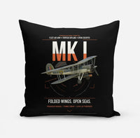 Thumbnail for Fairey Swordfish Mk I design on black pillow