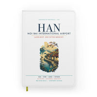 Thumbnail for Noi Bai International Airport Hanoi (HAN) design on white notebook