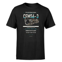 Thumbnail for CFM56-3 design on black single side