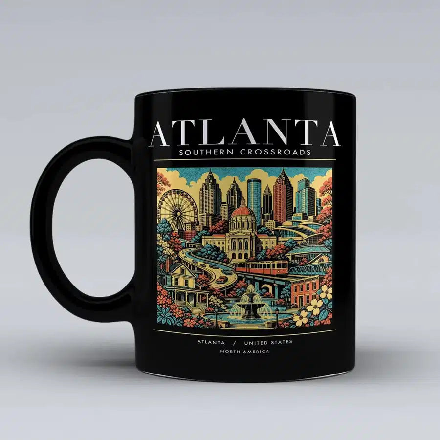 ATLANTA - Poster - Mug - Black