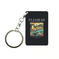 Thumbnail for FUJAIRAH - Poster - Key Chain - Black