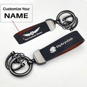 FlyArystan Airlines Horseshoe Buckle Key Chains