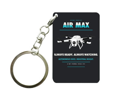 Percepto Air Max Key Chain design on black key chain