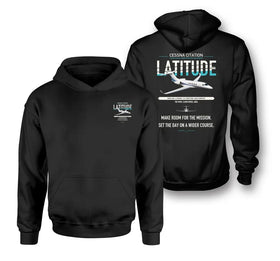 Double-Side Printing — Cessna Citation Latitude Double-Side Hoodie