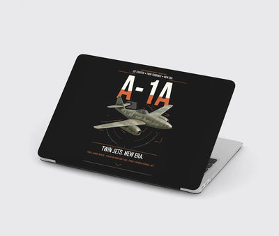 Messerschmitt Me 262A-1a design on black MacBook case