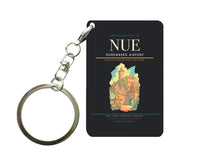 Thumbnail for Nuremberg Airport (NUE) design on black key chain
