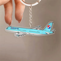 Thumbnail for Korean Air Airbus A321 Design Acrylic Keychain