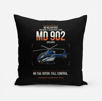 Thumbnail for MD Helicopters MD 902 Explorer design on black pillow